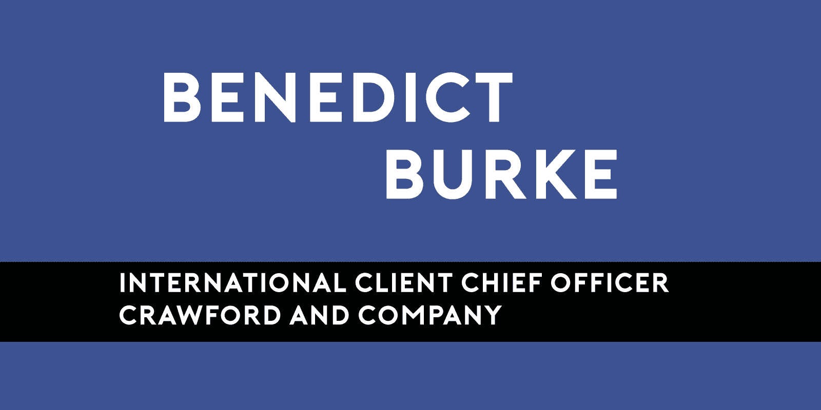 Benedict Burke of Crawford and Company is LegalNet Inc's Thursday Thought Leader